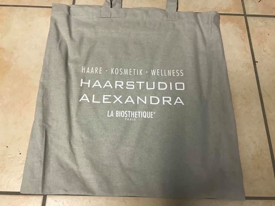 Stofftasche Haarstudio Alexandra