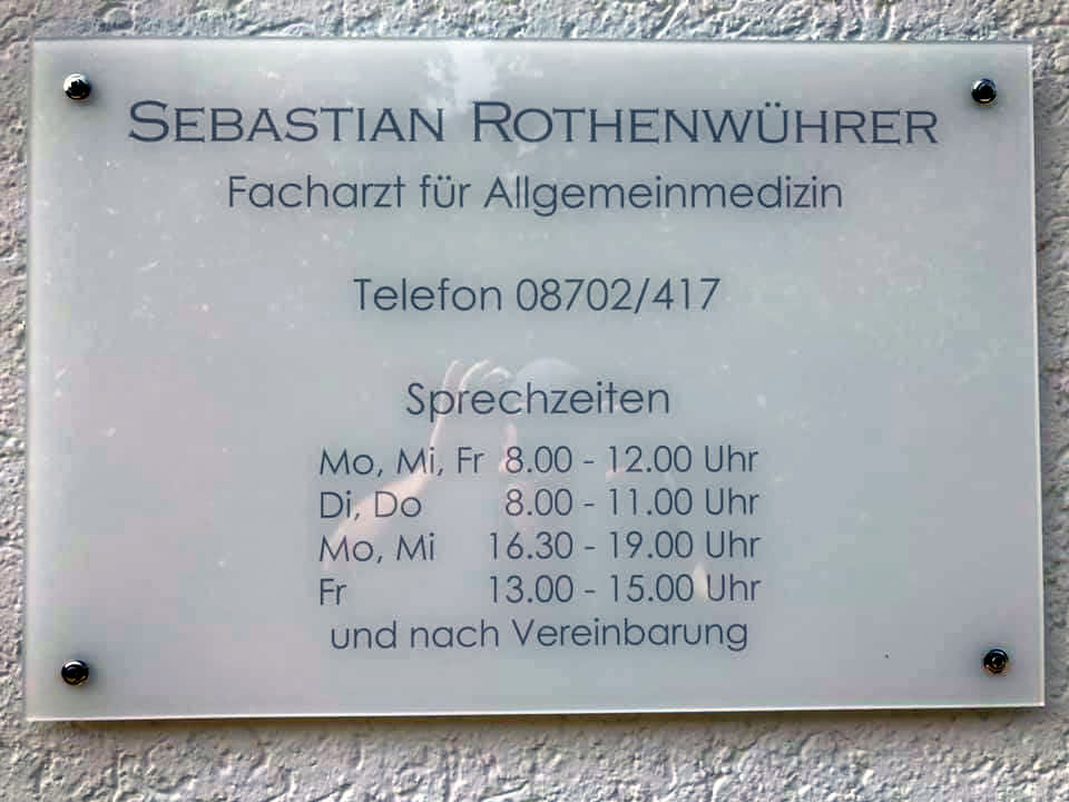 Acrylglas Hintergrund weiß beschichtet Allgemeinmedizin