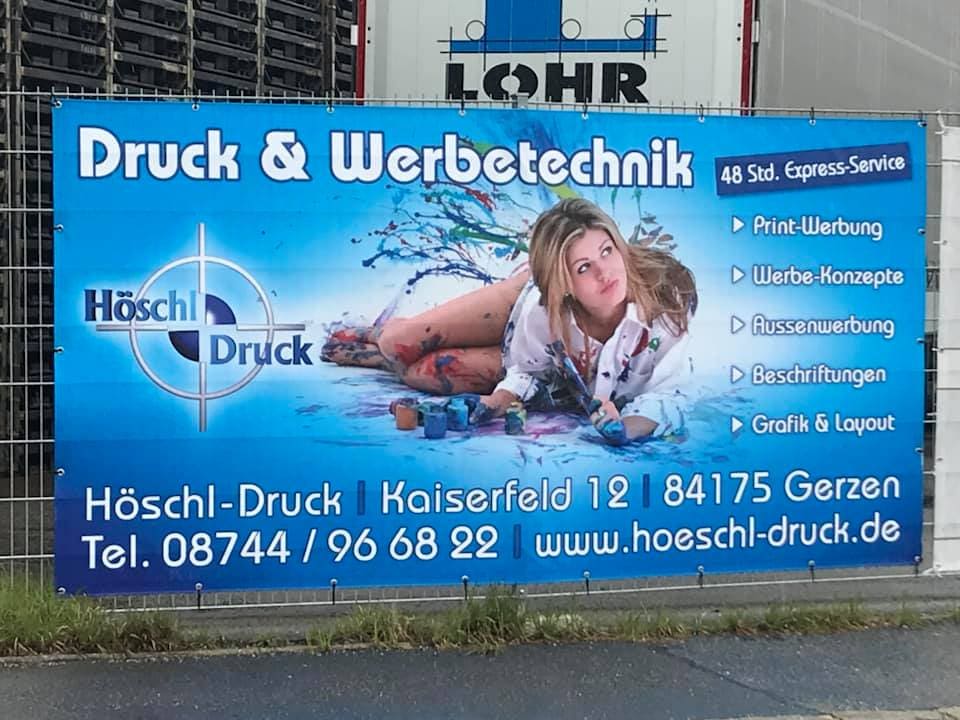 Bauzaunbanner Hoeschl Druck