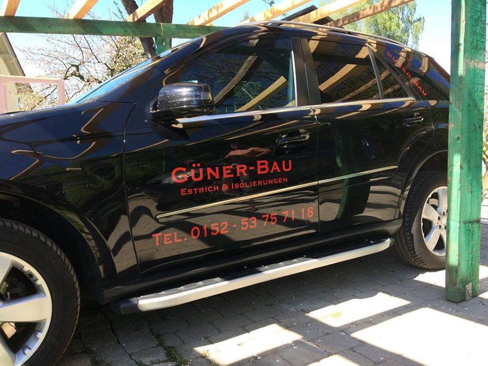 Fahrzeugbeschriftung Günerbau