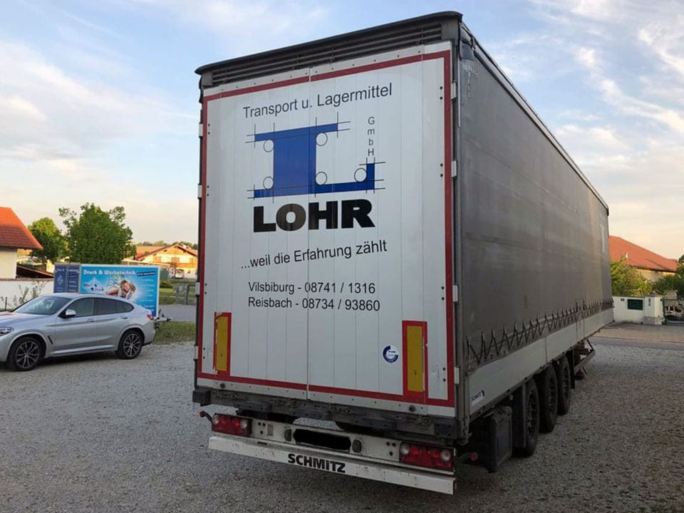 LKW-Beschriftung